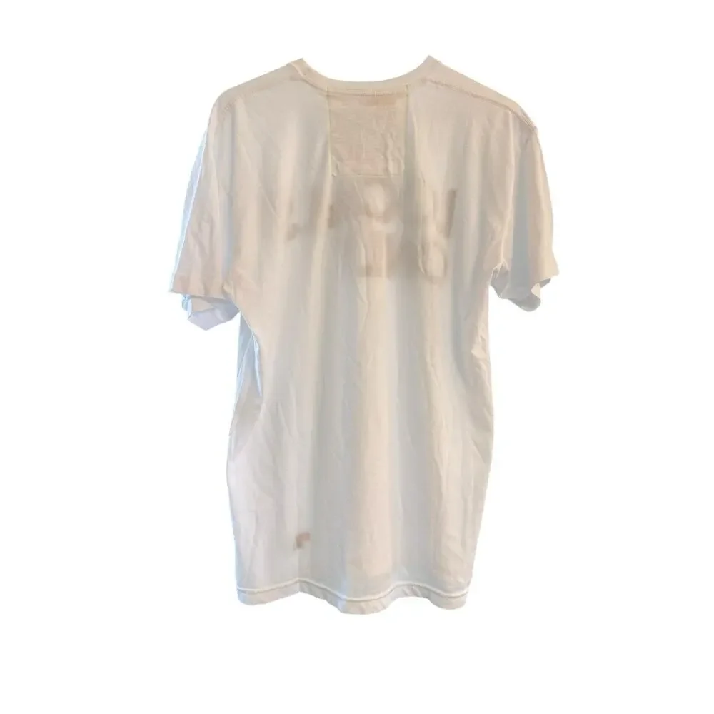 AVIATOR NATION AV Locals Only Tee Shirt T-Shirt White Unisex Size Large NEW - Picture 5 of 8